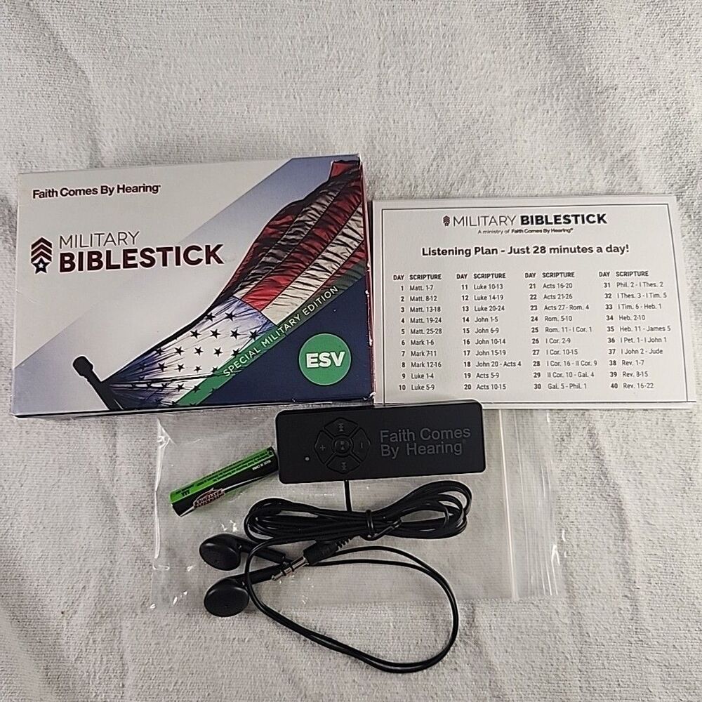 Bible Stick NEW Special Military Edition Audiobook Bible Stick ESV New Testament